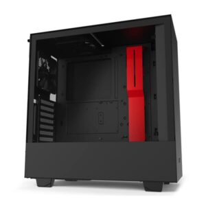 NZXT H510I (MATTE BLACK-RED) MID TOWER CABINET