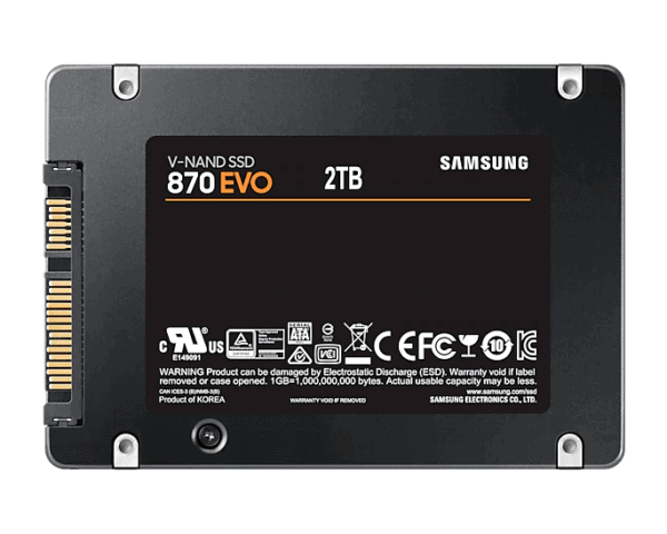 SAMSUNG 870 EVO SATA III (2.5") 2 TB SSD