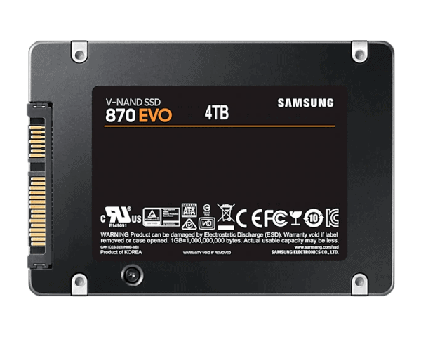 SAMSUNG 870 EVO SATA III 6.35cm (2.5") 4TB SSD