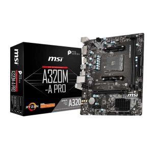 MSI A320M A PRO MOTHERBOARD