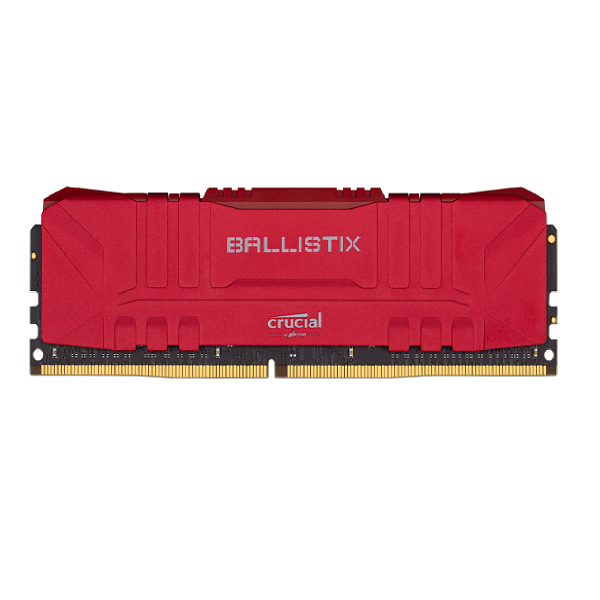 CRUCIAL BALLISTIX 8GB 2666 MHZ DESKTOP RAM (RED)