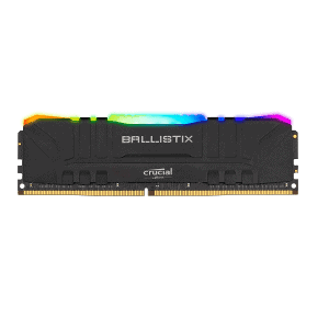 CRUCIAL BALLISTIX 8GB 3600 MHZ RGB DESKTOP RAM (BLACK)