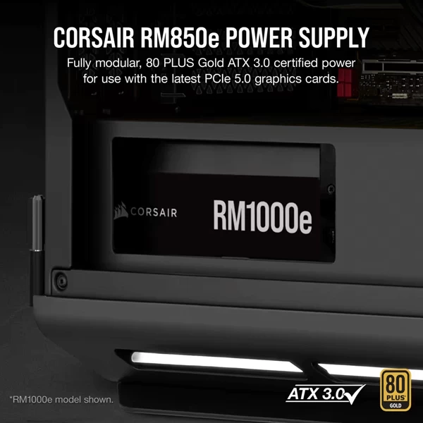 850W Gaming Power Supply GP Series 80 Plus Gold Certified PCIe 5.0 Full  Modular