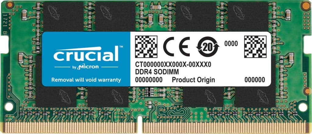 Crucial 8GB DDR4 2666MHz CL19 Laptop RAM (CT8G4SFRA266)