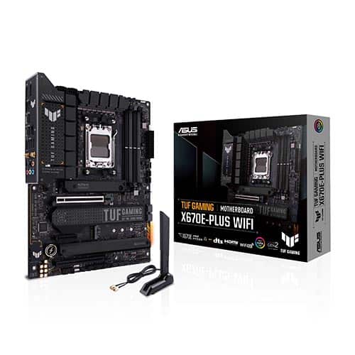 Asus TUF Gaming X670E-Plus WiFi AMD Ryzen 7000 Series AM5 LGA 1718 DDR5 ATX motherboard
