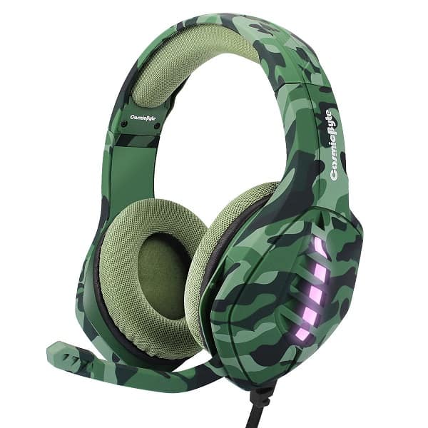 Cosmic Byte GS430 RGB Gaming Headphone (Camo Green)