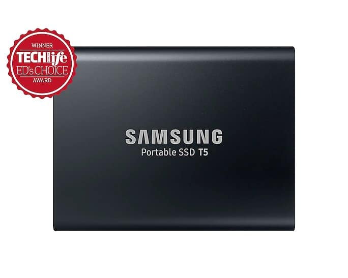 Samsung T5 1TB USB 3.1 Portable External SSD (Black)