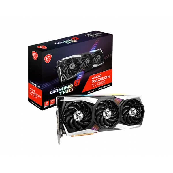 Msi Radeon RX 6800 Gaming X Trio 16GB GDDR6 Graphics Card | Clarion  Computers