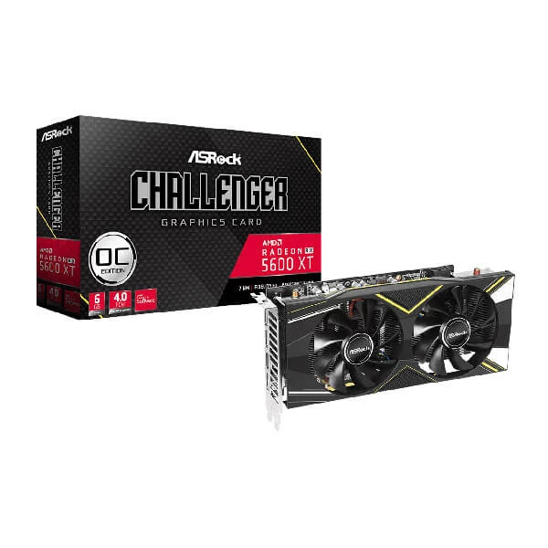 ASRock Radeon RX 5600XT Challenger D 6GB GDDR6 OC Graphics Card