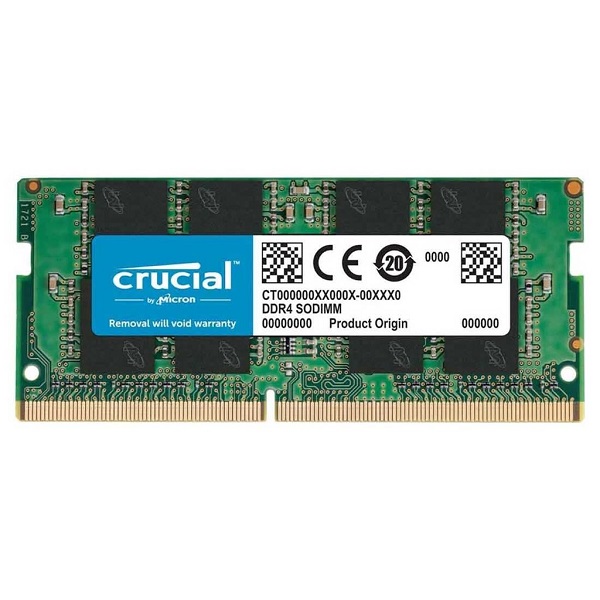 Crucial Basics 8GB DDR4 3200Mhz SODIMM Laptop Memory