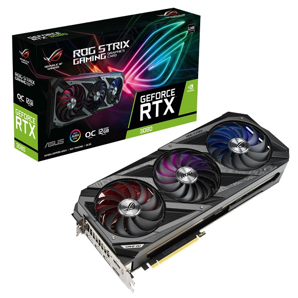 ASUS ROG STRIX GeForce RTX 3080 OC Edition 12GB gaming graphics card