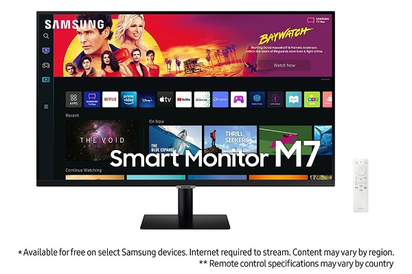 Samsung LS32BM700UWXXL 32-inch 4K UHD VA Panel Smart Monitor with TV Apps