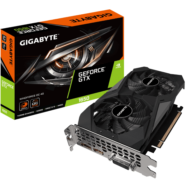 GIGABYTE GeForce GTX 1650 Windforce OC 4GB GDDR6 Graphics Card