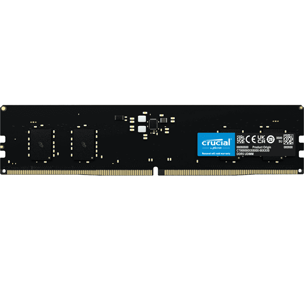 Crucial CT16G48C40U5 16GB 4800MHz DDR5 CL40 UDIMM Desktop Memory