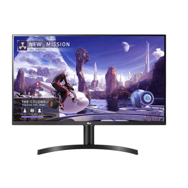 LG 32QN650-B 32-Inch 2K QHD IPS 75Hz 5ms Borderless Monitor with AMD FreeSync