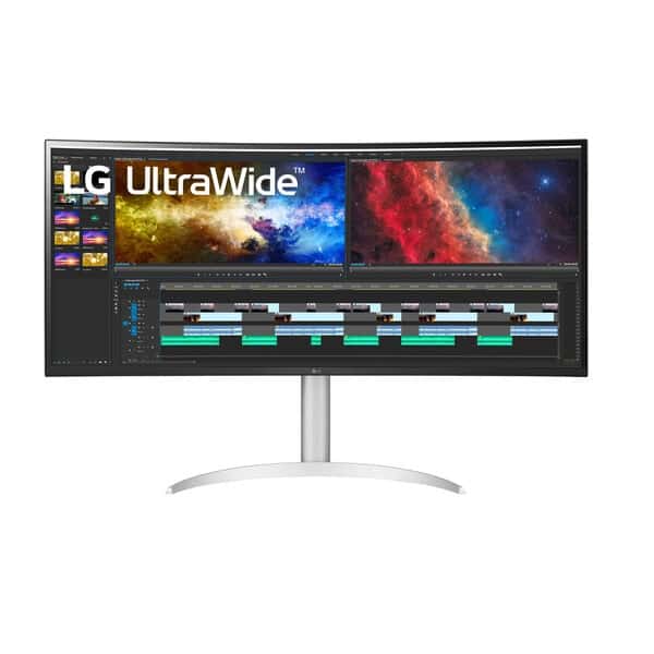 LG 38WP85C-W 38-Inch Curved Ultrawide (3840 x 1600) 60Hz IPS Monitor with AMD FreeSync