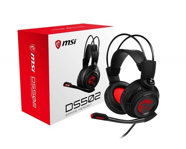 Msi Ds502 Gaming Headset with Microphone and 7.1 Surround Sound