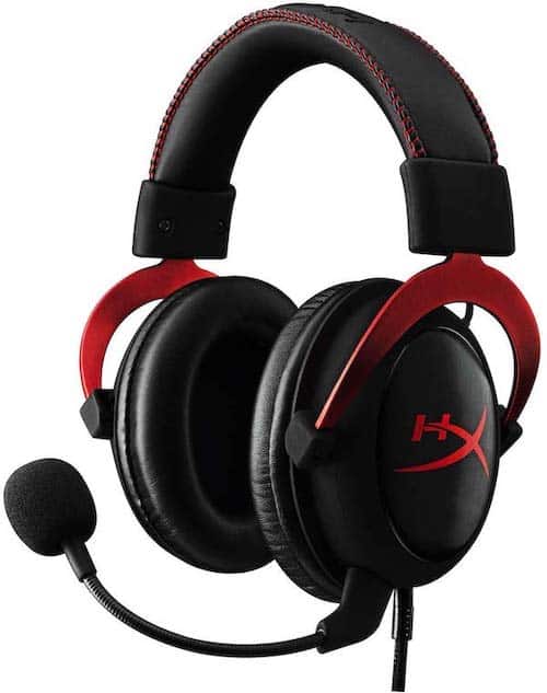 HyperX Cloud II Gaming Headset with Virtual 7.1 Surround Sound (Red)