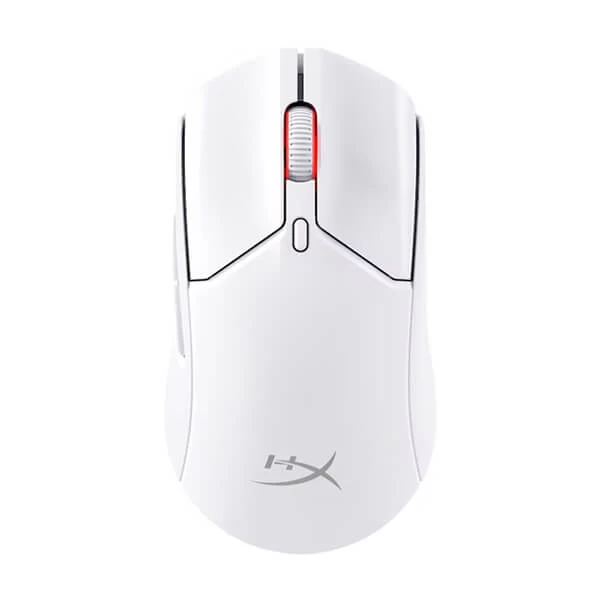 HyperX Pulsefire Haste 2 RGB White Ergonomic Wireless Gaming Mouse with 26000 DPI and 1000 Hz Polling Rate (White)