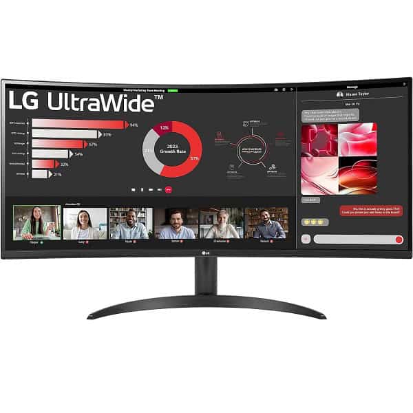 LG UltraGear 34WR50QC 34-Inch QHD 100hz 5ms VA Panel Curved Monitor