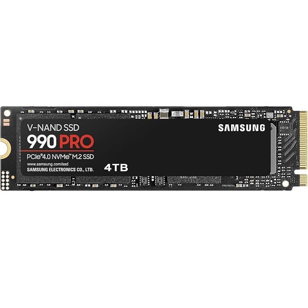 Samsung 990 Pro 4TB NVMe M.2 Gen 4.0 Internal SSD (MZ-V9P4T0BW)