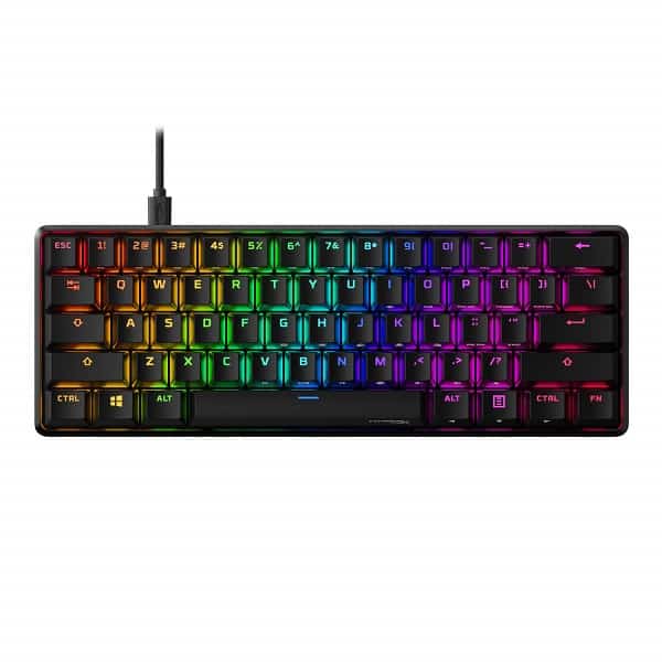 HyperX Alloy Origins 60 Red RGB 60% Mechanical Gaming Keyboard (Red Linear)