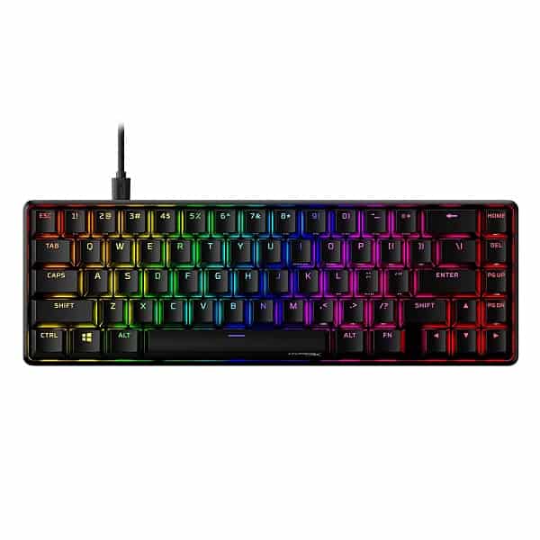 HyperX Alloy Origins 65 Red RGB 65% Mechanical Gaming Keyboard (Red Linear)