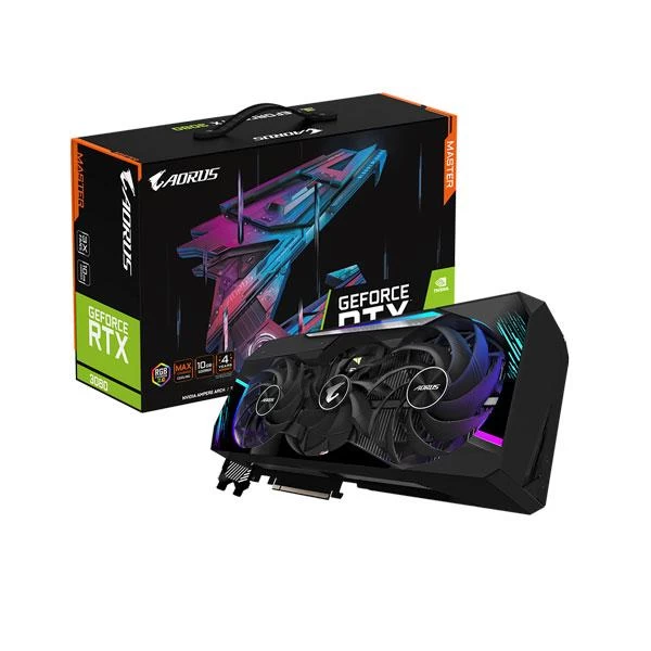 Gigabyte GeForce RTX 3080 Aorus Master 10G LHR Graphics Card (GV-N3080AORUS M-10GD)