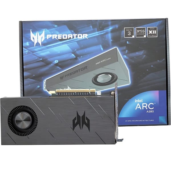 Acer predator A380 6gb GDDR6 graphics card by intel arc series