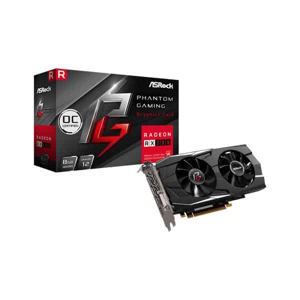 ASRock RX580 Phantom Gaming 8gb DDR5 Graphics Card