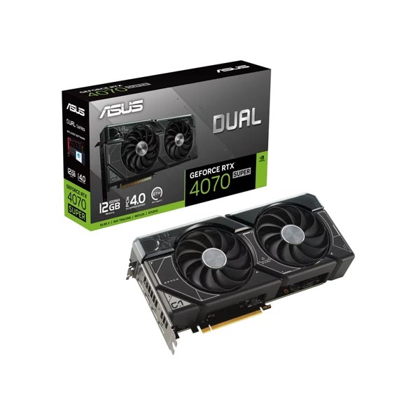 Asus Dual GeForce RTX 4070 Super OC Edition 12GB GDDR6X Graphics Card