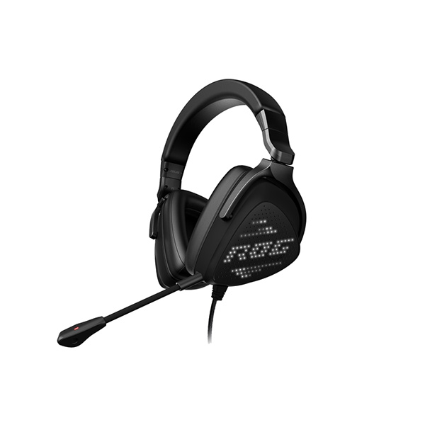 ASUS ROG Delta S Animate lightweight USB-C gaming headset with Anime Matrix display