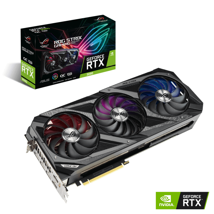 Asus ROG Strix GeForce RTX 3080 10GB DDR6X Graphics Card