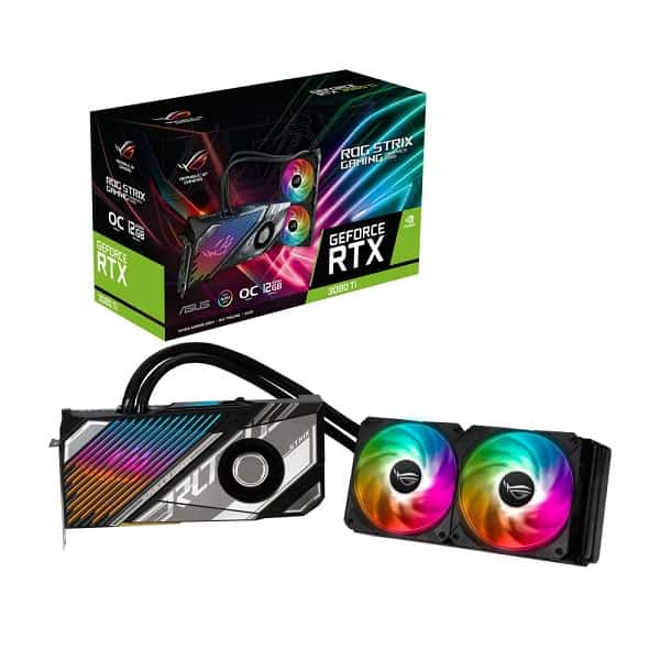 ASUS ROG STRIX LC GEFORCE RTX 3080TI OC 12GB GDDR6X LHR Graphics Card