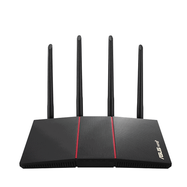 Asus RT-AX55 AX1800 WiFi 6 Dual Band WiFi Router with MU-MIMO and OFDMA Technology