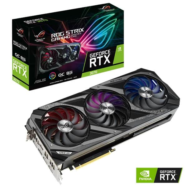 Asus Strix GeForce RTX 3070 OC 8GB DDR6 Graphics Card