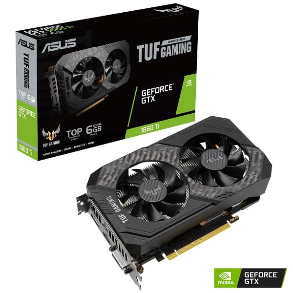 ASUS TUF Gaming GeForce GTX 1660Ti EVO TOP Edition 6GB DDR6 Graphics Card