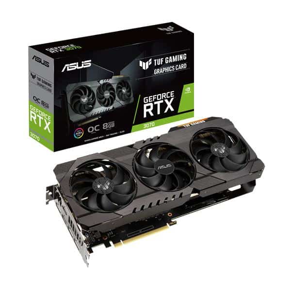 Asus TUF Gaming GeForce RTX 3070 8GB OC GeForce DDR6 Graphics Card