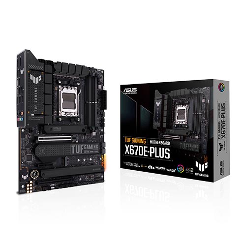 Asus TUF Gaming X670E-Plus AMD Ryzen 7000 Series AM5 LGA 1718 DDR5 ATX motherboard