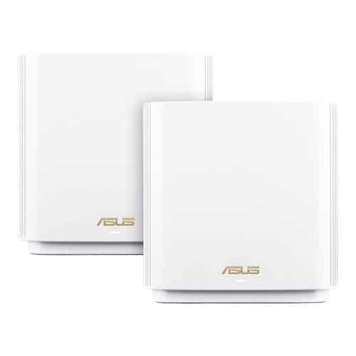 Asus ZenWiFi AX(XT8) AX6600 Whole-Home Tri-band Mesh WiFi 6 System (2 Pack)