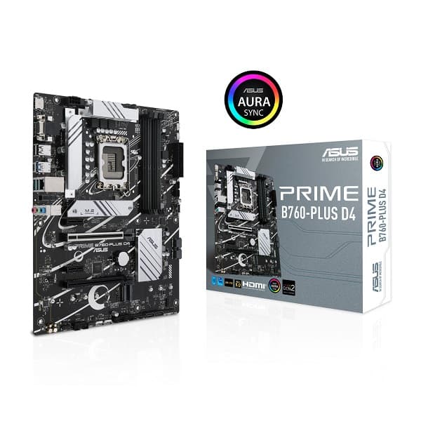 Asus Prime B760-Plus DDR4 Intel 13th Gen and 12th Gen LGA 1700 ATX motherboard