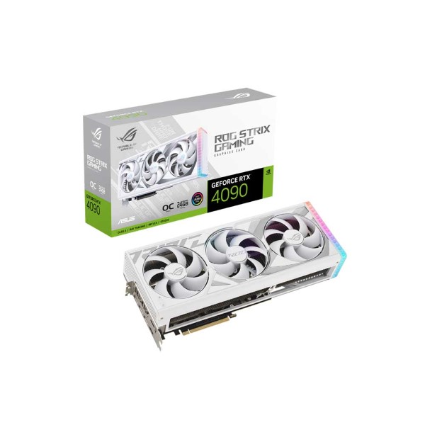 Asus ROG Strix RTX 4090 White 24GB GDDR6X OC Edition graphics card