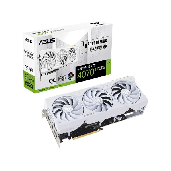 Asus TUF Gaming RTX 4070TI Super OC White 16GB GDDR6X Graphics Card