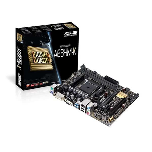 ASUS A68HM-K AMD FM2+ Socket M-ATX Motherboard with USB 3.0 Boost