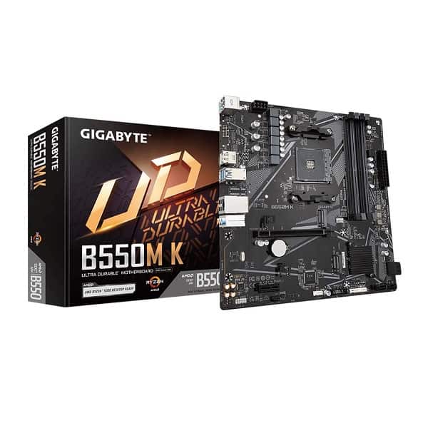 Gigabyte B550M-K AMD AM4 Micro-ATX Motherboard