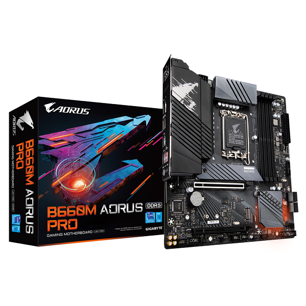 Gigabyte B660M Aorus Pro DDR5 Intel 12th Gen LGA1700 Motherboard