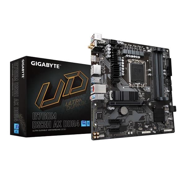 Gigabyte B760M DS3H AX DDR4 WiFi Intel 13th & 12th Gen LGA 1700 M-ATX Motherboard