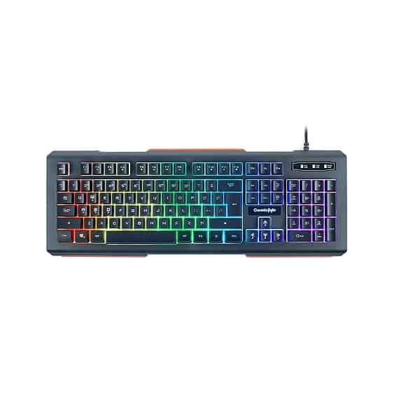 Cosmic Byte CB-GK-02 Corona Anti-Ghosting Gaming Keyboard with RGB Backlit (Black)