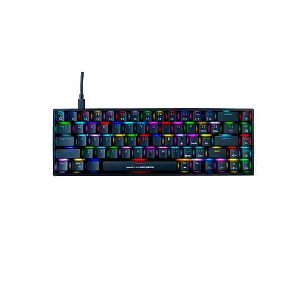 Cosmic Byte CB-GK-31 Artemis 60% Wired RGB Mechanical Keyboard with Outemu Red Switch (Black)