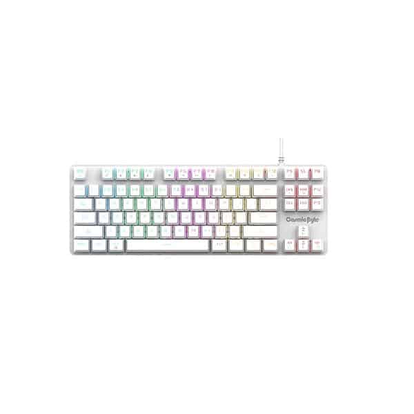 Cosmic Byte CB-GK-37 Firefly RGB TKL Mechanical Keyboard with Swappable Outemu Red Switch (White)